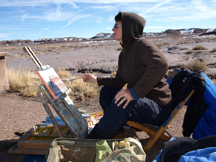 Artist-in-residence: Petrified Forest National Park, Petrified Forest, AZ