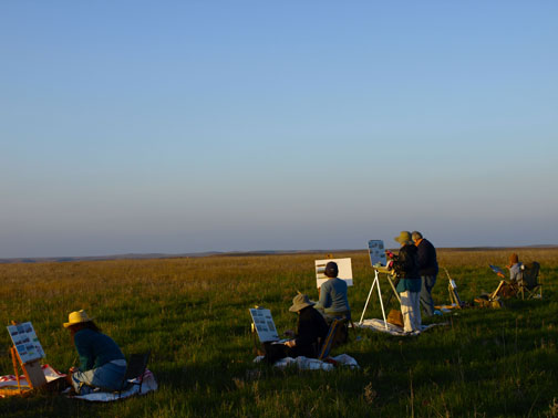 Plein Air Master Class at The Gallery at Pioneer Bluffs