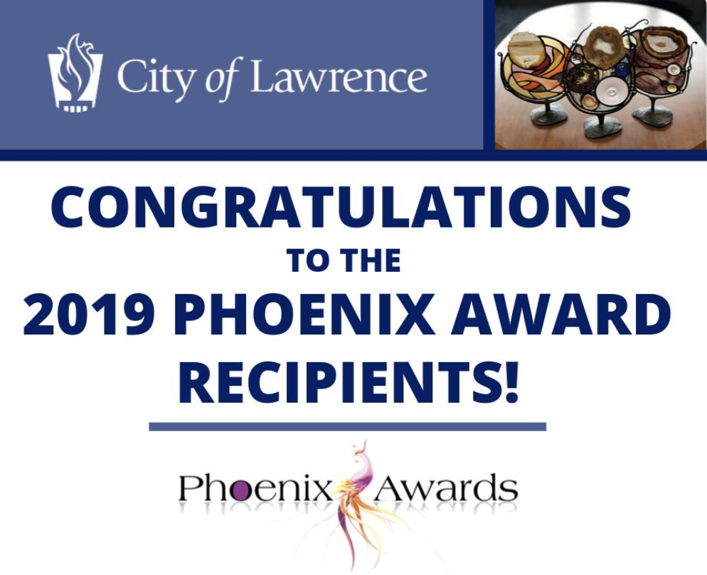 2019 Phoenix Awards announced by the City of Lawrence, KS